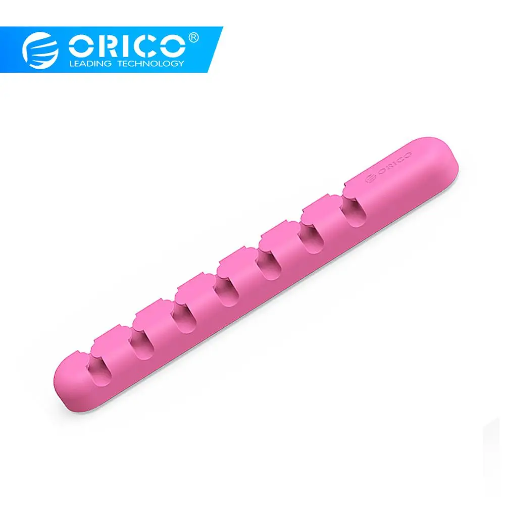 ORICO 7 Slots Silicone Clips Holders Desktop Cable Desktop Cable Manager