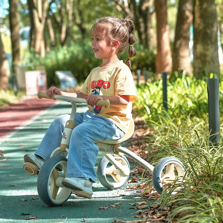 Factory Hot Sale Baby 3 Wheel Tricycle Folding Balance Bike Ride on Toys Toddler Baby Tricycle Children Tricycle