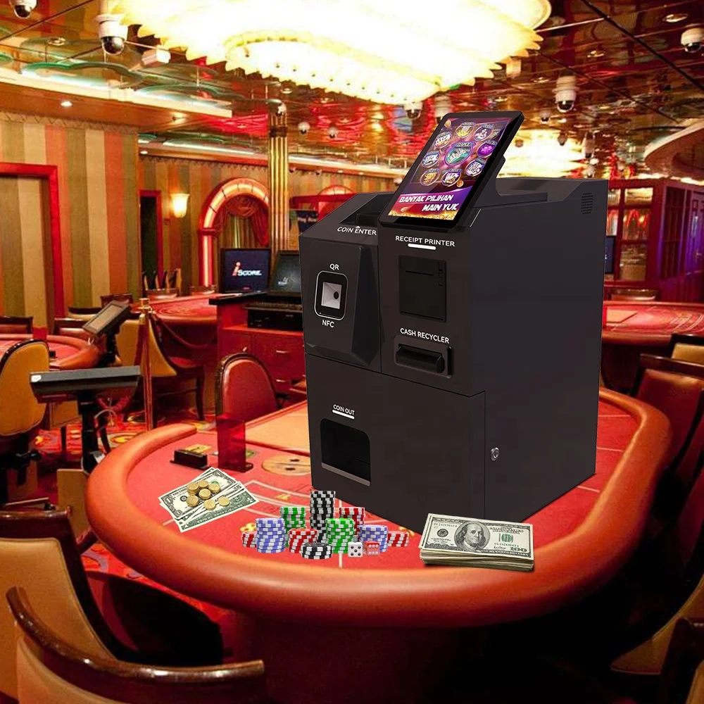 pos terminal cash acceptor self-service ordering kiosk for restaurant