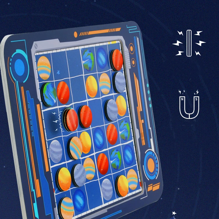 Tangram Magnetic Puzzle Sudoku Game Preschool Learning magnetic Logic Sudoku Board Game For Kids