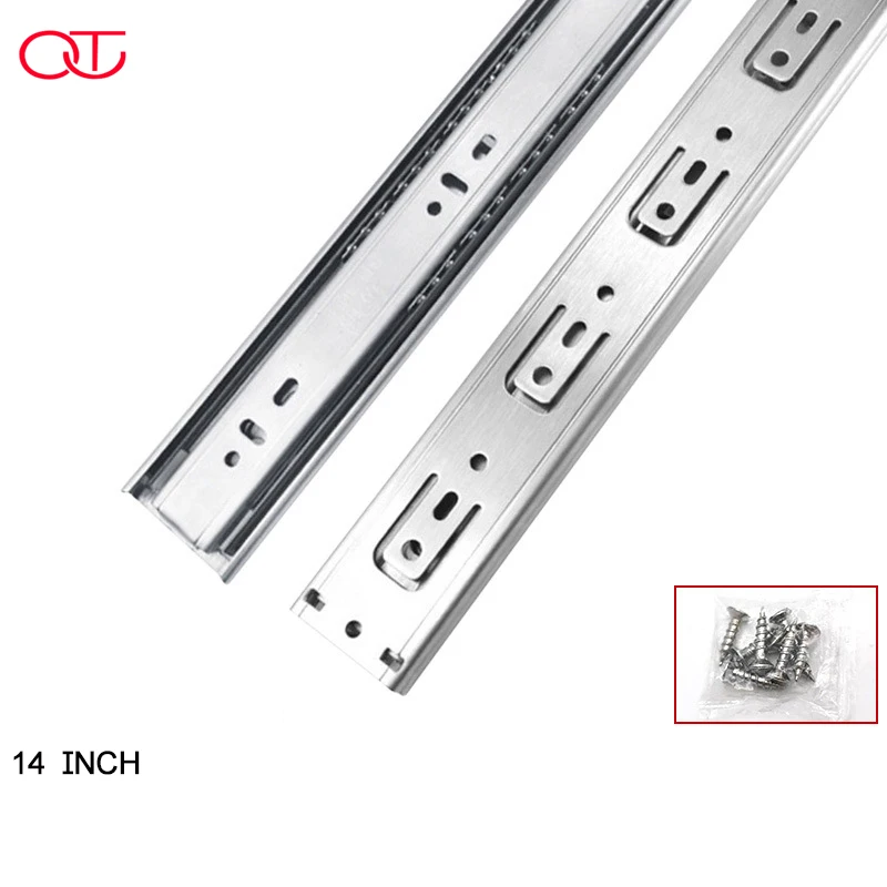 Toco Heavy Duty Metal Box Drawer Slides with rolling drawers Soft close drawer slides Kitchen Cabinet