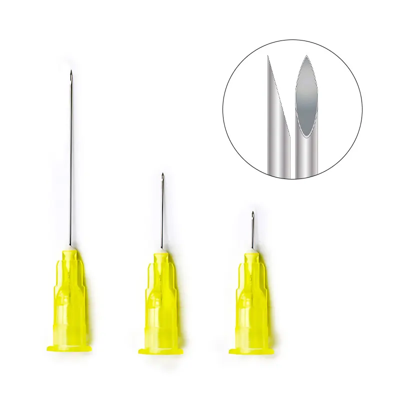 100pcs stainless steel best sterile disposable syringe with mesotherapy needle 30G 38mm korea