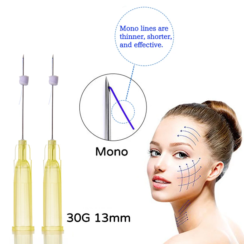 Hot-selling TOP-Q Medical Cog 2-1 Hios Pdo Thread Tensores Facial Nose Lifting Fio Yarn Barb