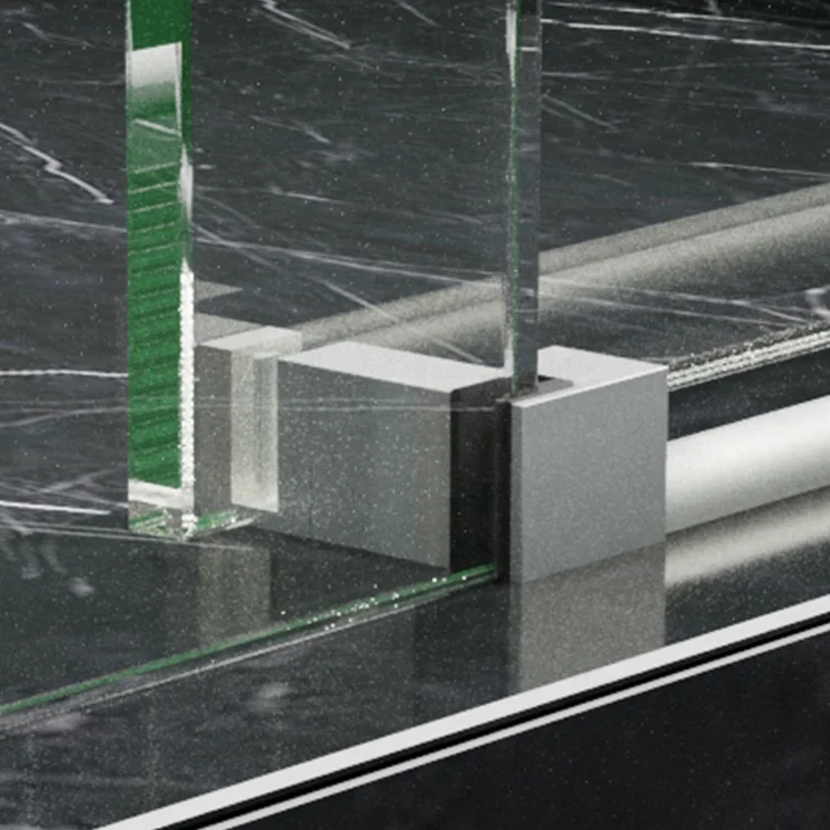 ODM OEM Bathroom shower glass door frameless shower 10mm/12mm  Door Single Shower Sliding Door