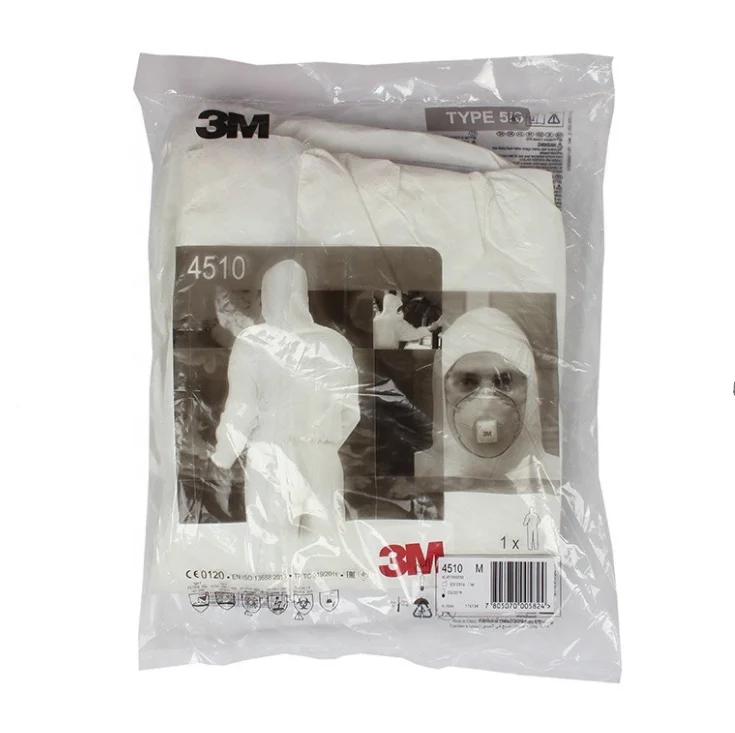  sharefer 2XL Disposable Protection Coverall 4545 XXL size Safety Work Wear suits 4510