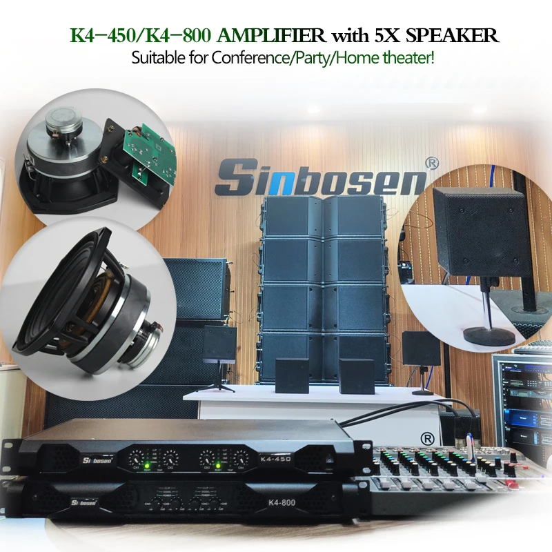 Compact Home Theater Sound System 2way 5 Inch Coaxial Speaker With Amplifier Equipo De Sonido Para Casa De Alta Fidelidad