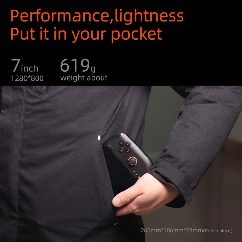 (Bag free) One Netbook OnexPlayer Mini 7 Inch Laptop 1920x1200 AMD R7 5800U Win11 Notebook 16GB LPDDR4 1TB SSD Gaming Laptop