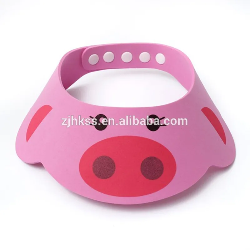 Toddler Kids Wash Hair Shield Direct Visor Caps Shampoo Bathing Shower Cap For Children Baby Care Sweet Lovely Baby Hats M5002