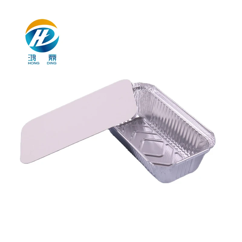 8011-o square 35 micron 25 micron aluminum foil lunch box food grade