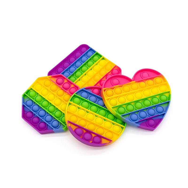 
High Quality Push Bubble Pop-It Adults Kids Fidget Toy Autism Fidget Toys Set For Adults Kids 