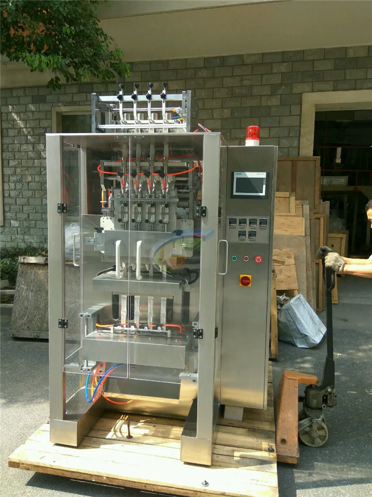 Automatic Multi Lane Stick Orange Flavour Energy Drink Powder Packing Machine 8 Lane Energy Supplement Powder Packaging Machine