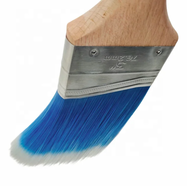 Industrial Beech Handle Synthetic Filament Paint Brush Home Wall Decoration Painting Brushes