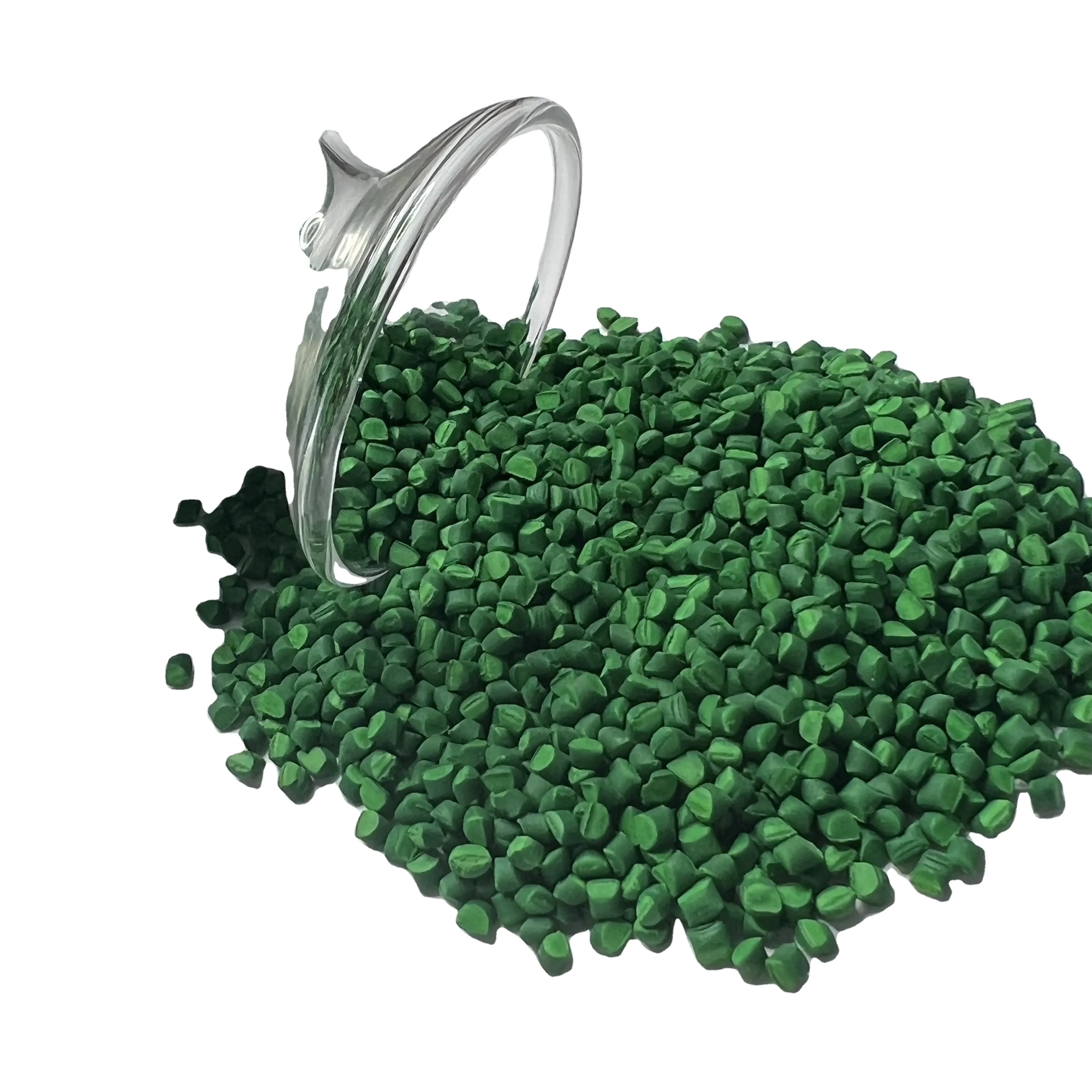 Лидер продаж 2023, Высококачественная зеленая маточная смесь из полипропилена, полиэтилена, АБС, ПВХ для пластиковых мешков для покупок, труб, игрушек