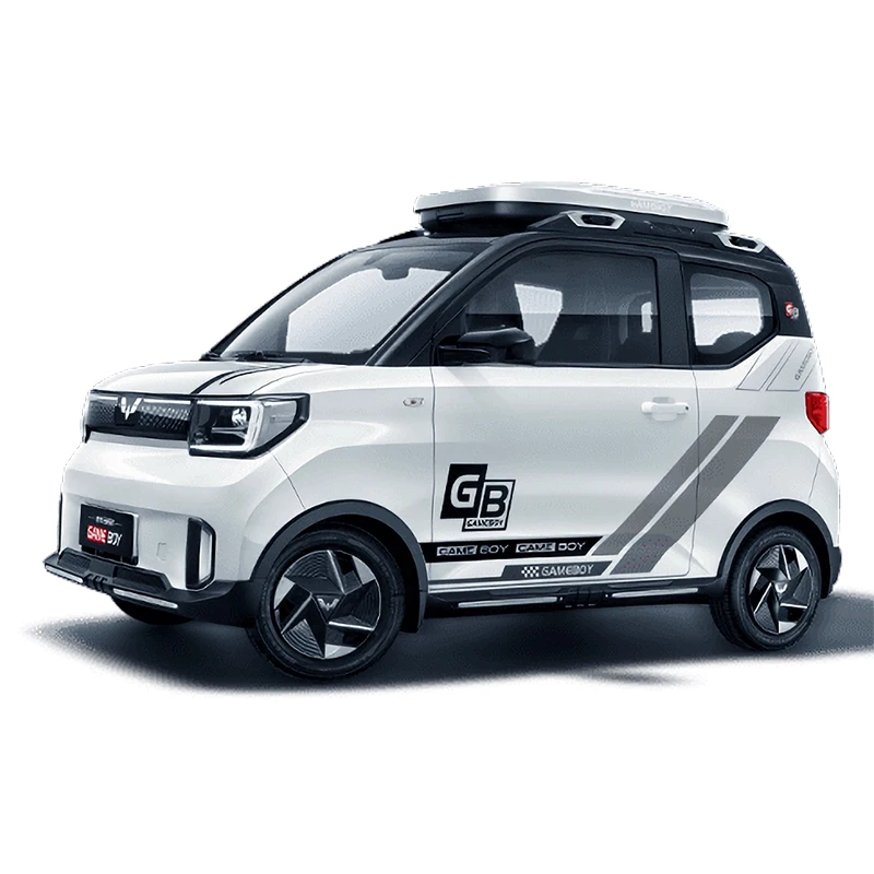 Мини-Электромобиль четырехколесный wuling hongguang miniev gameboy 200 км маленький седан Подержанный автомобиль