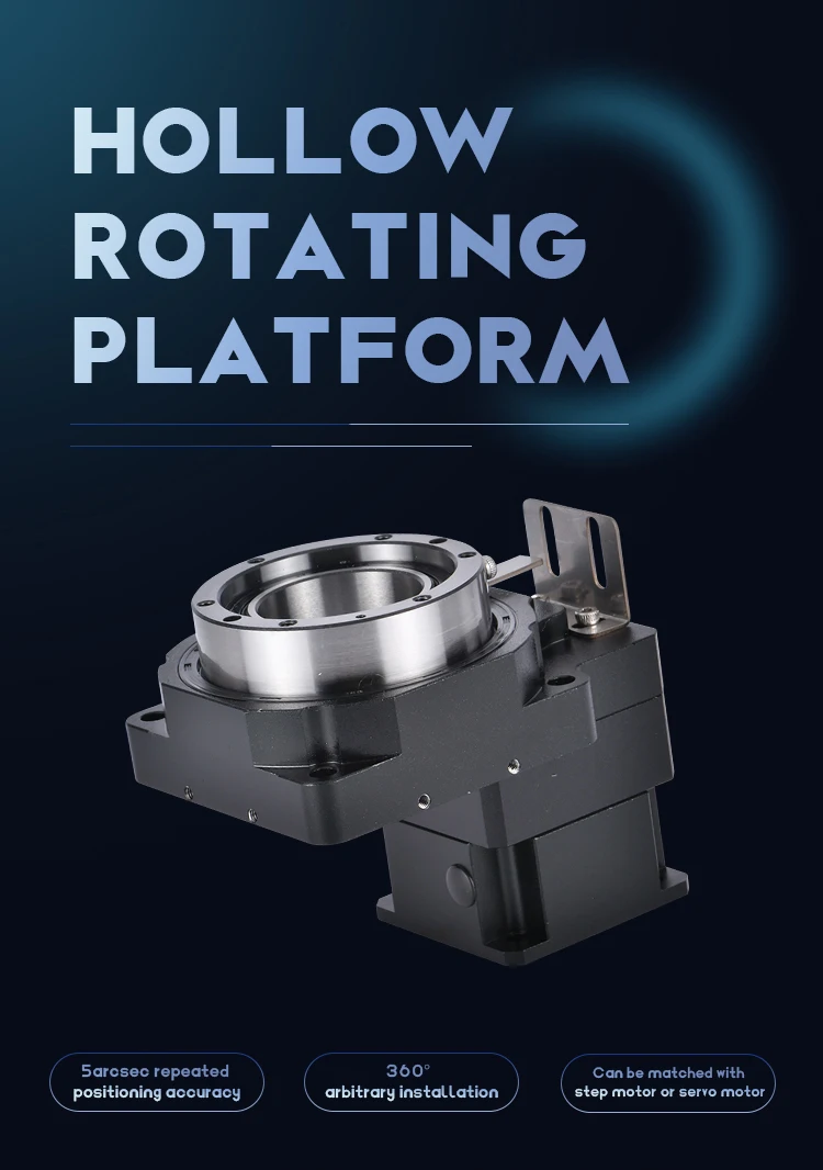 60 Rotary Table Speed Reducer hollow rotating tables platform