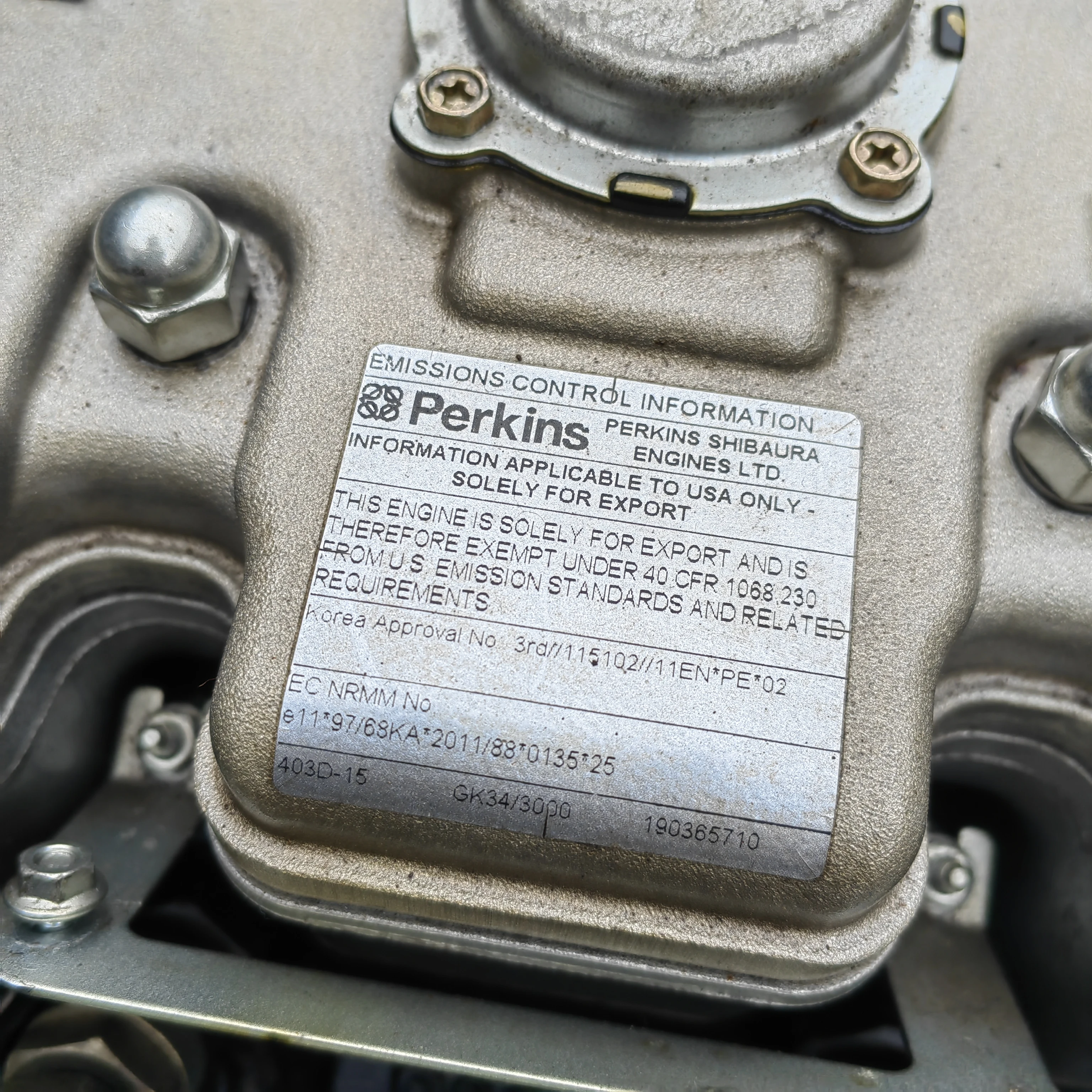 Новый оригинальный 403D двигатель в сборе 403D-15 дизельный для Perkins
