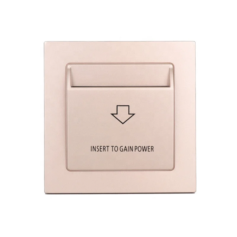 Wall socket switch smart card holder energy saver switch hotel power saving switch