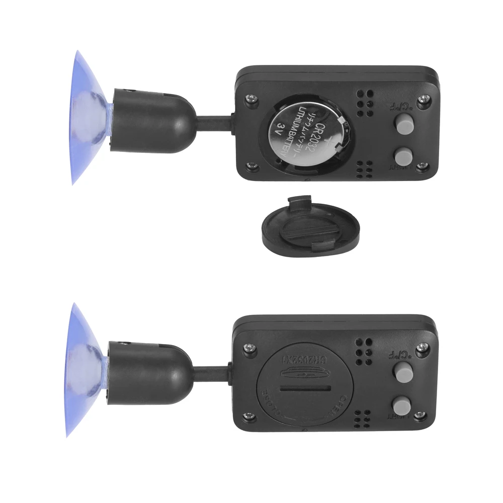 Indoor Animal Pet House Digital Thermometer Reptile Hygrometer With Suction Cup For Glass