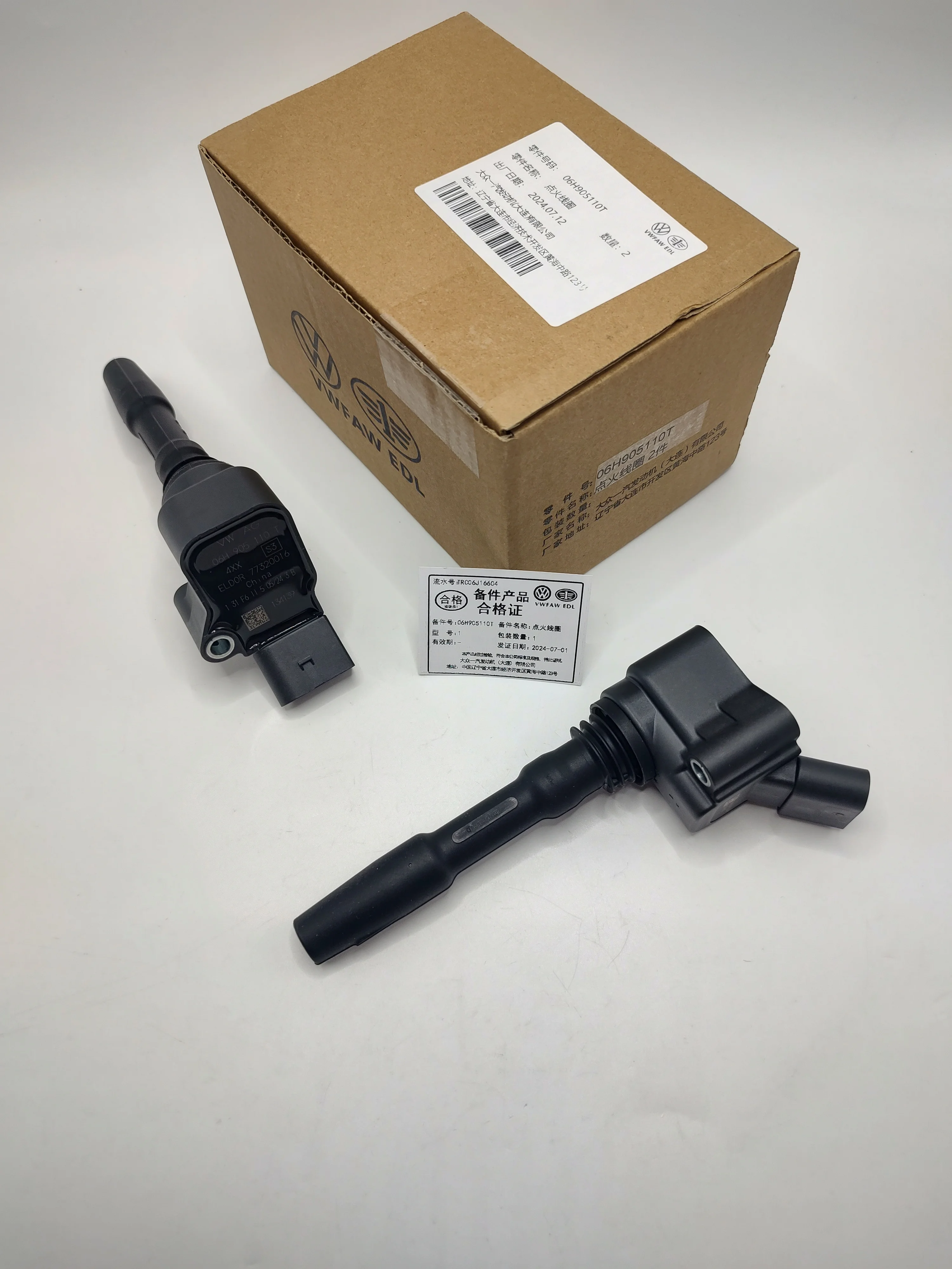 Original Auto Engine Spare Parts Ignition Coil 06H905110T for Audi 2.0T Volkswagen Golf EA888 1.8T 2.0T