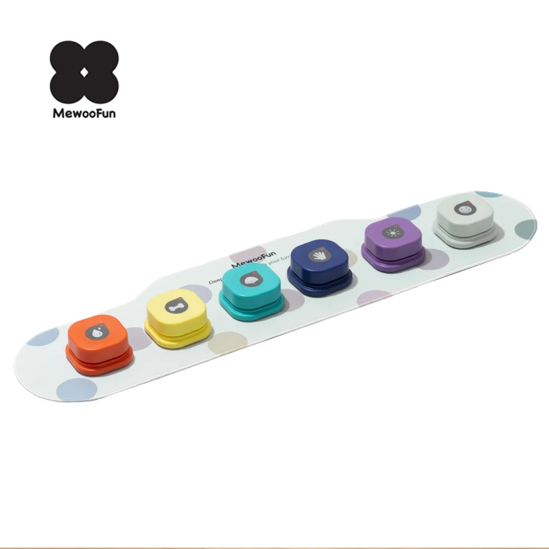 MewooFun Dog Training Speak Buttons Voice Recording Button Dog Buttons Dog Training Buzzers for Communication