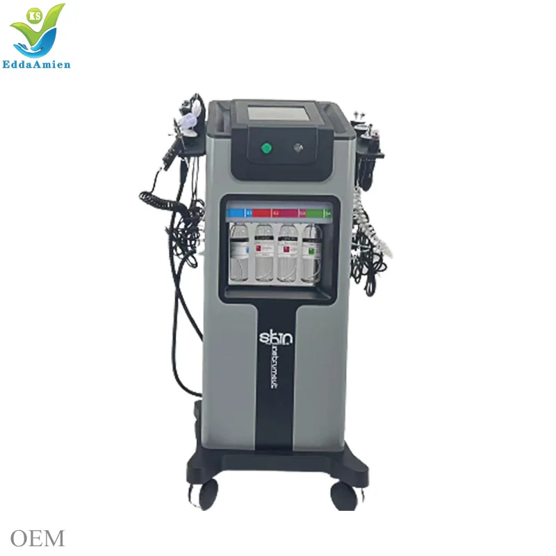 8 in 1 small bubble black pearl rf skin monitoring eye comprehensive management system hydrogen beauty instrument