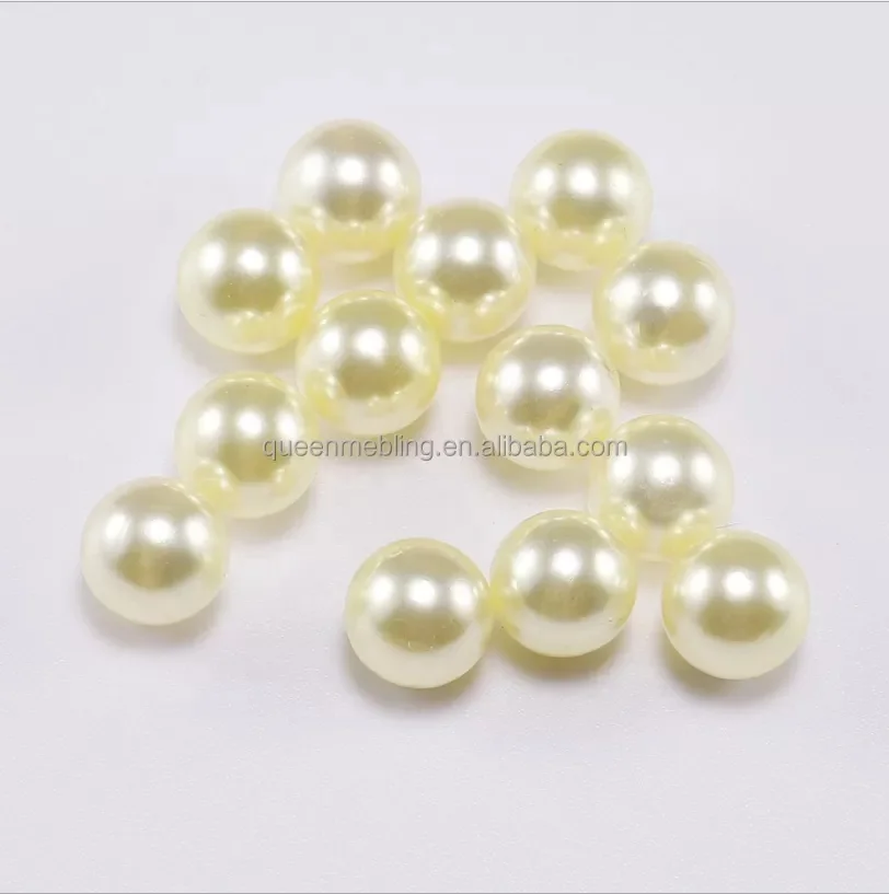 Wholesale 2 3 4 6 8 10 12 14mm White Color Pearl Without Hole Loose Pearls Beads Round Pearl Beads For Jewelry Making