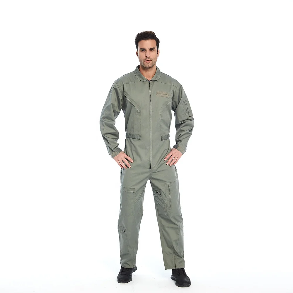 Hot sales aramid fire resistant flight pilot coveralls flying suits