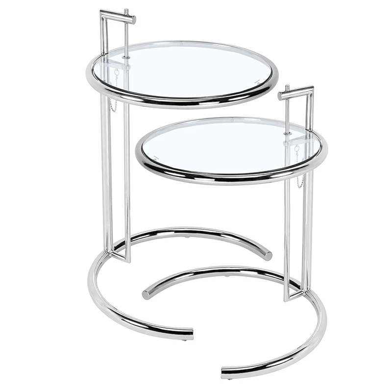 USA in stock free shipping cost Stylish modern home furniture movable glass end table