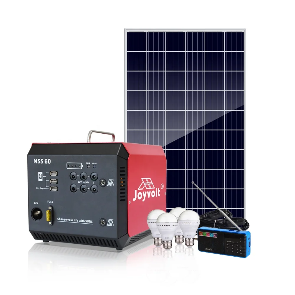 Joyvoit Classic Solar generator for house solar panel 60W home solar power system kit OEM OBM Custom service