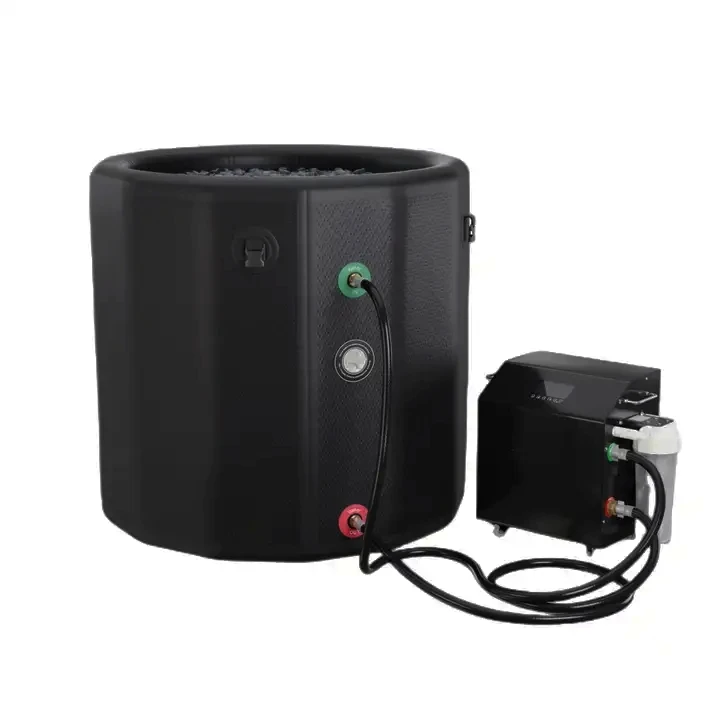 ICEGALAX Athletes Recovery Ice Water Bath Tub PVC Inflatable Ice Bath Tub Portable Cold Plunge Tub with Ice Bath Chiller