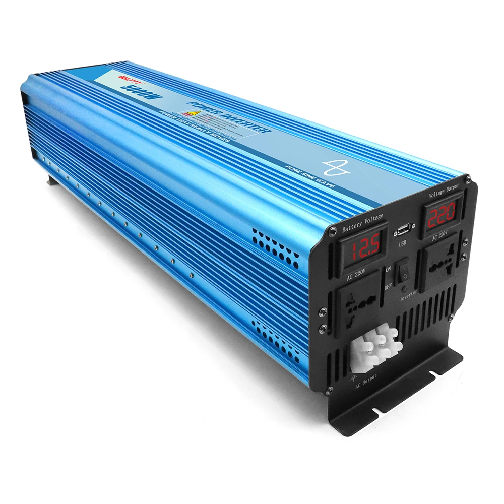 BELTTT Factory Price 5000W 5KW Frequency  Inverter dc 24v to ac 240v Pure Sine Wave Inverter converter Solar Power System Home