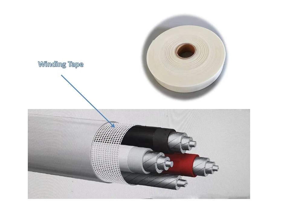 FIBERGLASS MESH REINFORCED PET LAMINATED TAPE USED AS REPLACEMENT FOR SEU OR SER ENTRANCE CABLE