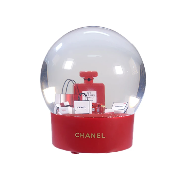 
Special Hot Sale Resin Shopping Bag Christmas Snow Globe Gift for Girl Daughter Cute Beautiful 