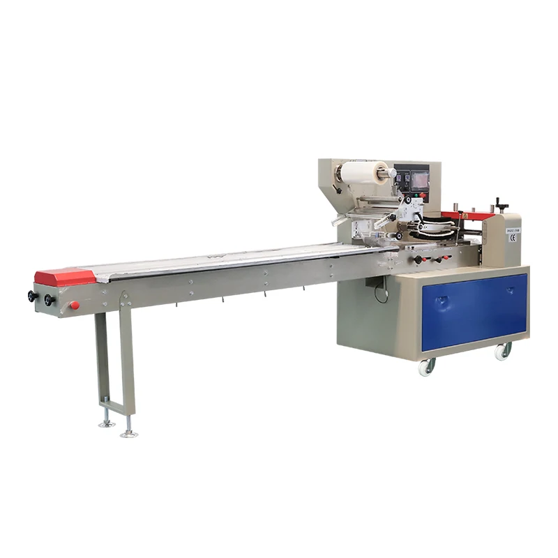 DXDZ-250E Hualian Empacadora Horizontal Napkin Face Mask Small Biscuit Flow Pack Maquina Packing Machine