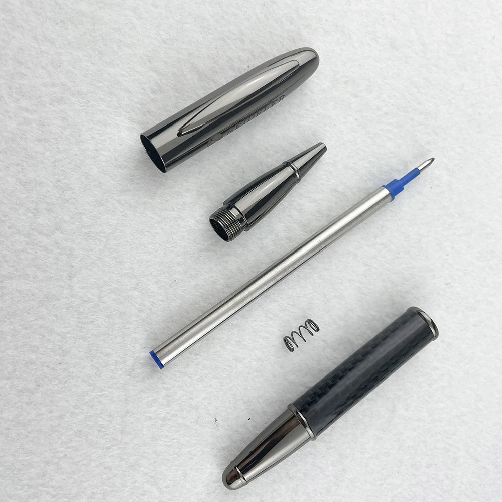 GemFully chinese online markets wholesale luxury carbon fiber ballpoint pens custom elegant pen  for souvenirs gifts