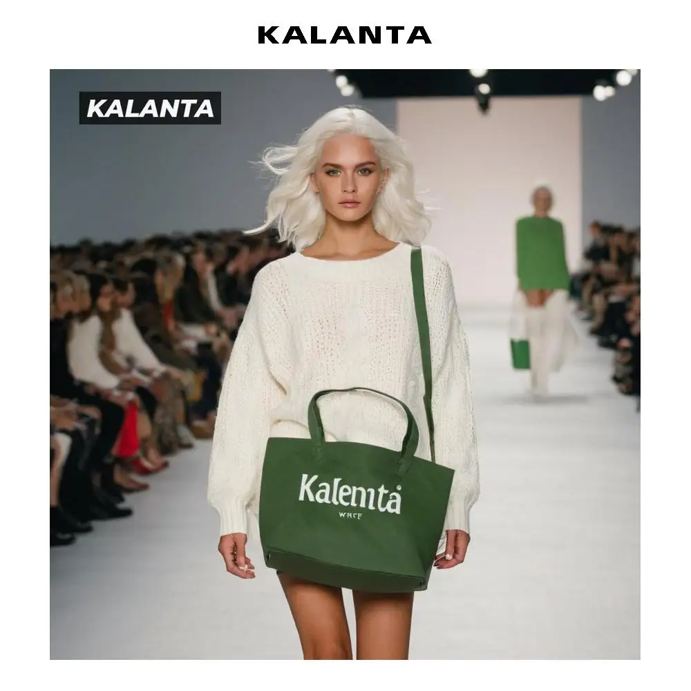 KALANTA  second juice on wheels coconut branded used matching straw satchel bags hand rolling women bale bag laptop