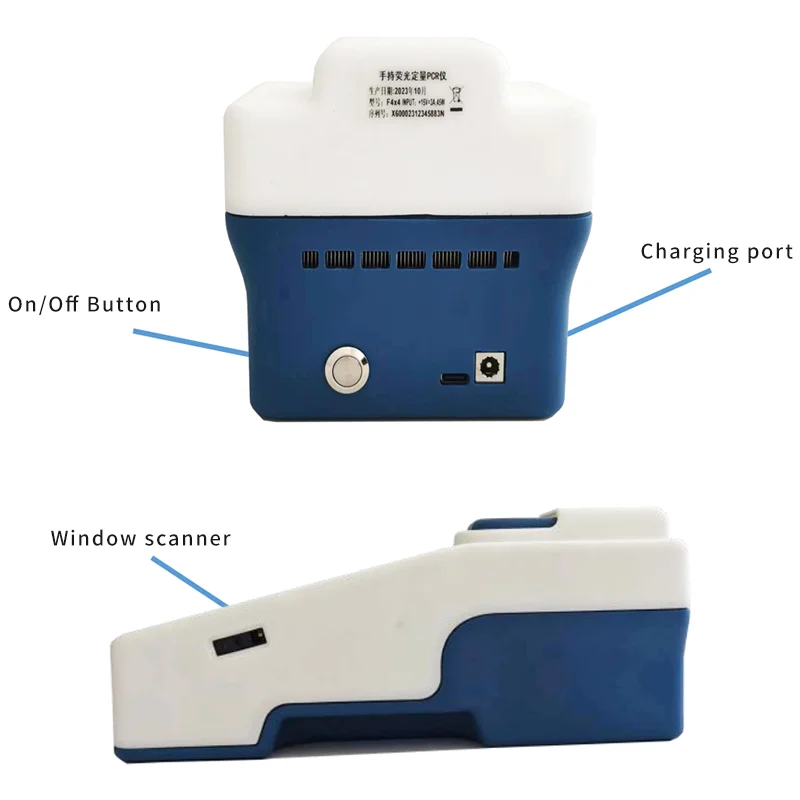 Портативный на месте оборудование для быстрого тестирования нуклеиновой кислоты в режиме реального времени анализатор безопасности пищевых продуктов диагностический ветеринарный прибор