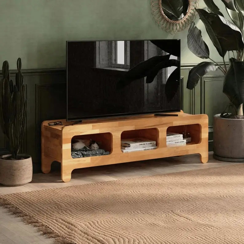 Modern Style Wholesale Modern Wall Wooden Luxury Media Console Living Room Furniture Tv Stand Table Tv Unit Cabinet