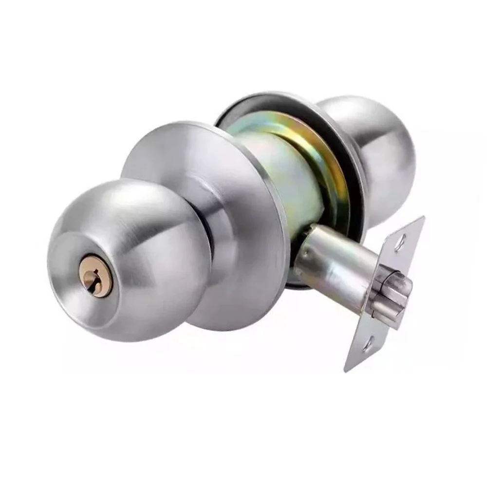 Privacy  Hotel Round Deadbolt Ball Door Lock Lever Master Key Knob Lock American Privacy Indicator Door Tubular Deadbolt Lock