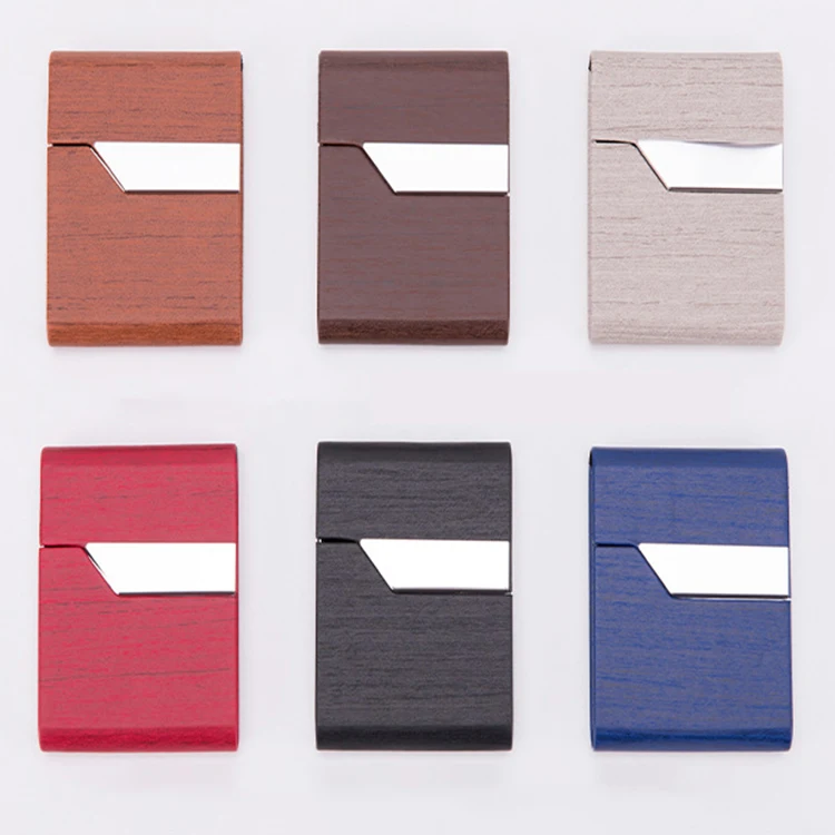 CH020 Fashion High Grade Cigarette Case Portable Slim Bank Card Holder Metal Bulk Business Card Holders