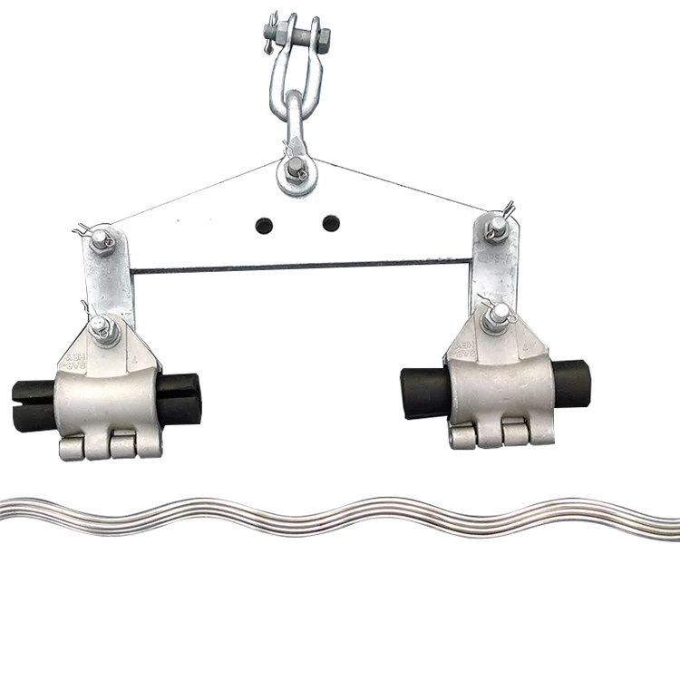 Double Suspension Clamp For OPGW Cable high voltage suspension cable  clamp price