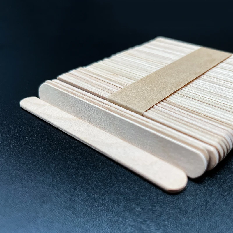 Деревянные палочки для закусок, пищевые биоразлагаемые здоровые палочки для мороженого 93 мм