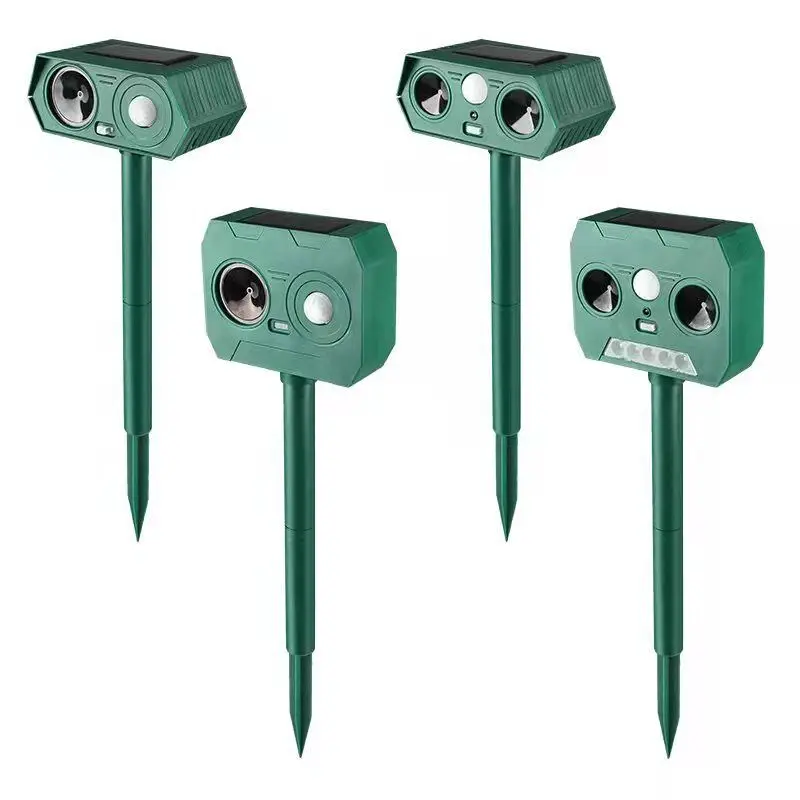 Outdoor Solar Animal Repeller Ultrasonic Cat Repelling Dog Waterproof Infrared Sensor Dog Repeller