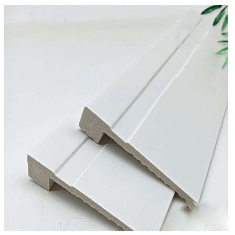 Polymer PS European style white skirting board plastic foam baseboard factory wholesale decoration spot plan