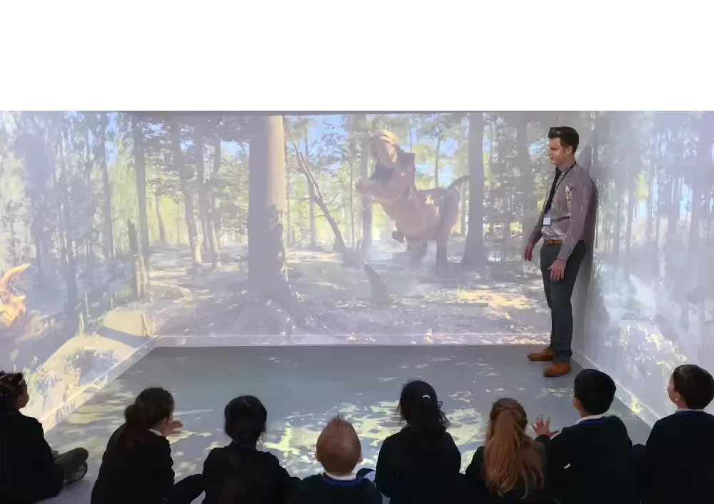 Full 360 Degree 3D Holographic Interactive Wall Projection Software Immersive System