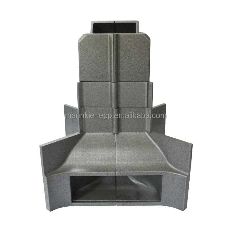 Customized EPP Foam HVAC System Components Solar Pump Station Insulation Shell Casing Ventilation System With Heat Recovery