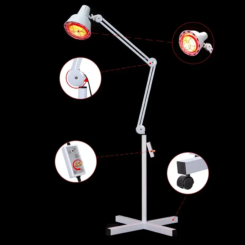 High Quality Physiotherapy Medical Far Red Light Therapy Lamp Infrared Lamp Spa Physiotherapy Lamp