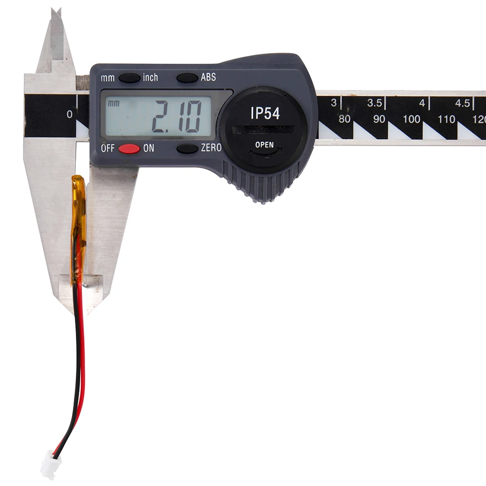 Small Thin Wearable Camera Pen Battery 3.7v 320mah Rechargeable Lithium Polymer Battery