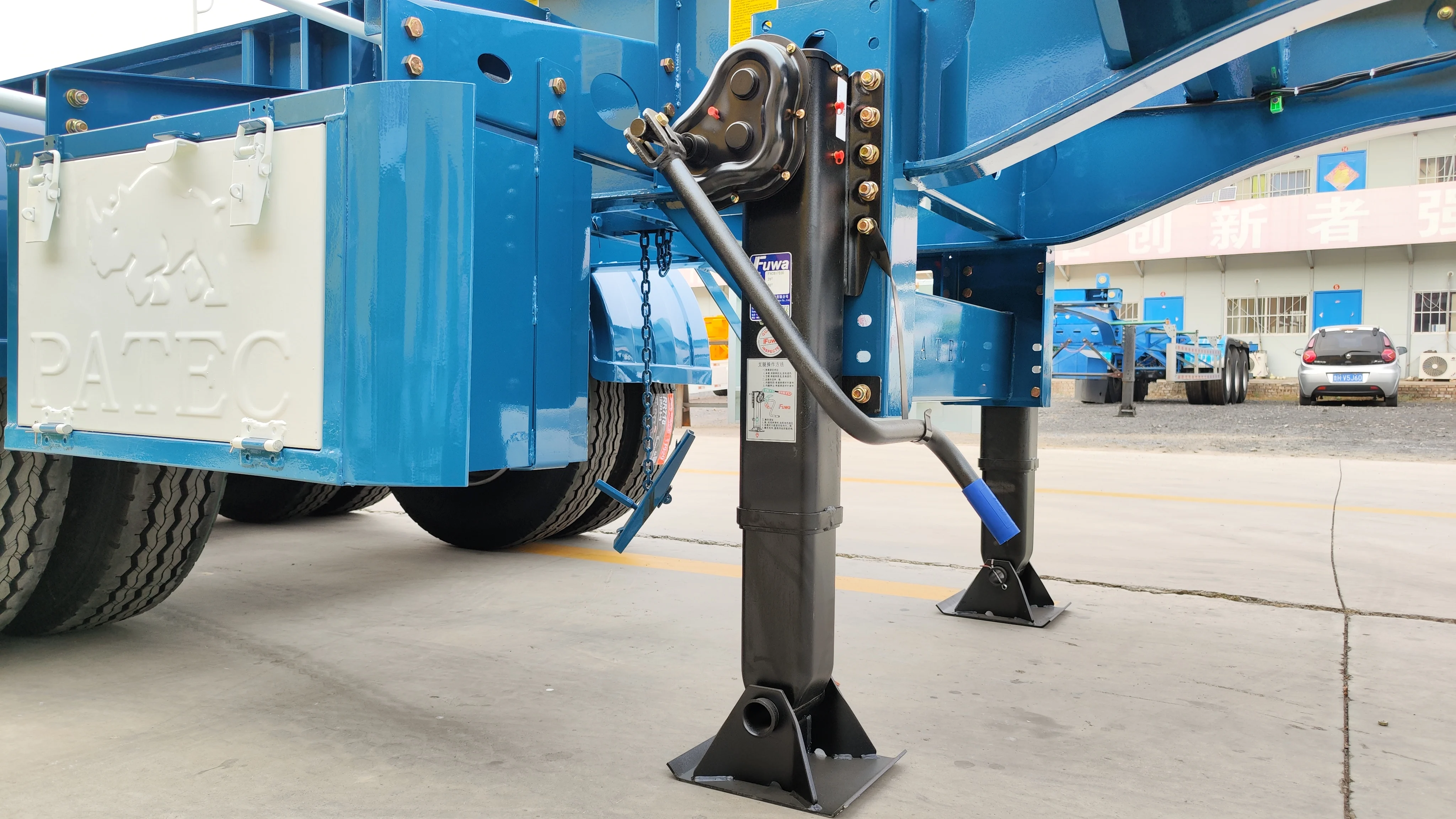 Advanced design Graphic customization 3Axles 20ft Side Loader Semi Trailer Dock Sidelifter Container Truck Tractor Trailer
