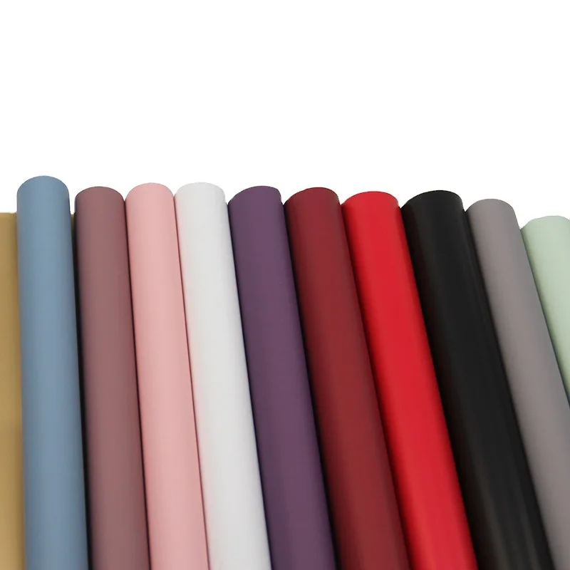 Fashionable INS style waterproof gold paper gift flower wrapping paper double-sided color flower shop flower wrapping paper